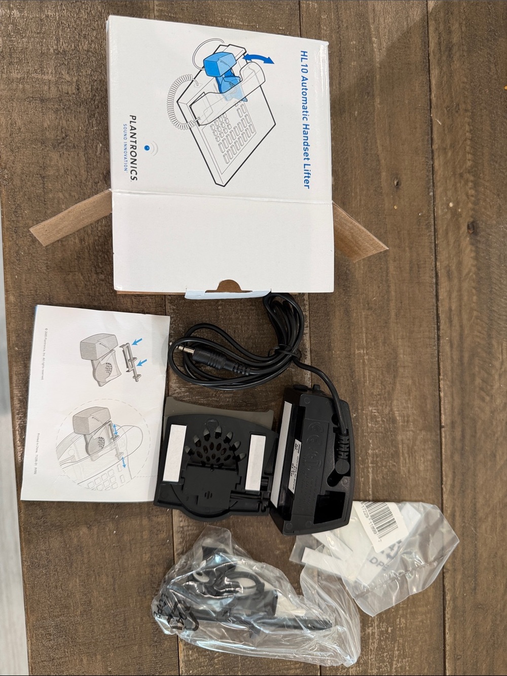 Plantronics HL10 Automatic Handset Lifter for Wireless Headsets w/ Box Manual
